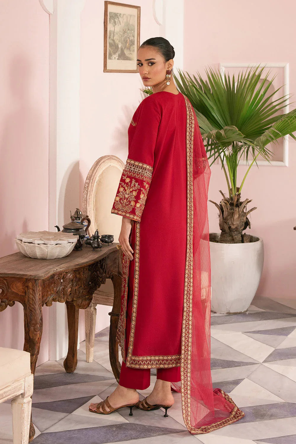 Maryum N Maria | Eid Luxury Lawn 25 | AZIN - MS50155 - Rang-e-Khaas