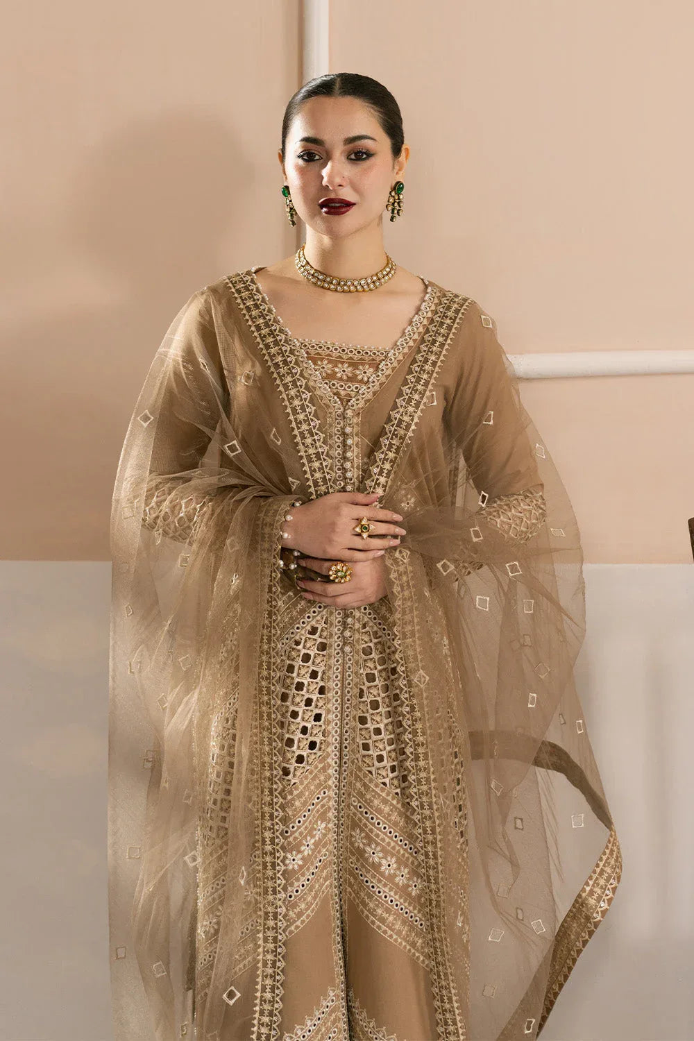 Maryum N Maria | Eid Luxury Lawn 25 | AFSOON - MS50156 - Rang-e-Khaas