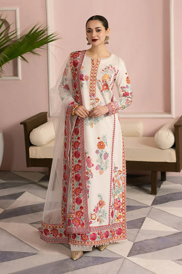 Maryum N Maria | Eid Luxury Lawn 25 | AFSAR - MS50159 - Rang-e-Khaas