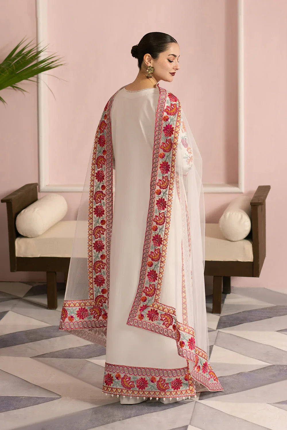 Maryum N Maria | Eid Luxury Lawn 25 | AFSAR - MS50159 - Rang-e-Khaas