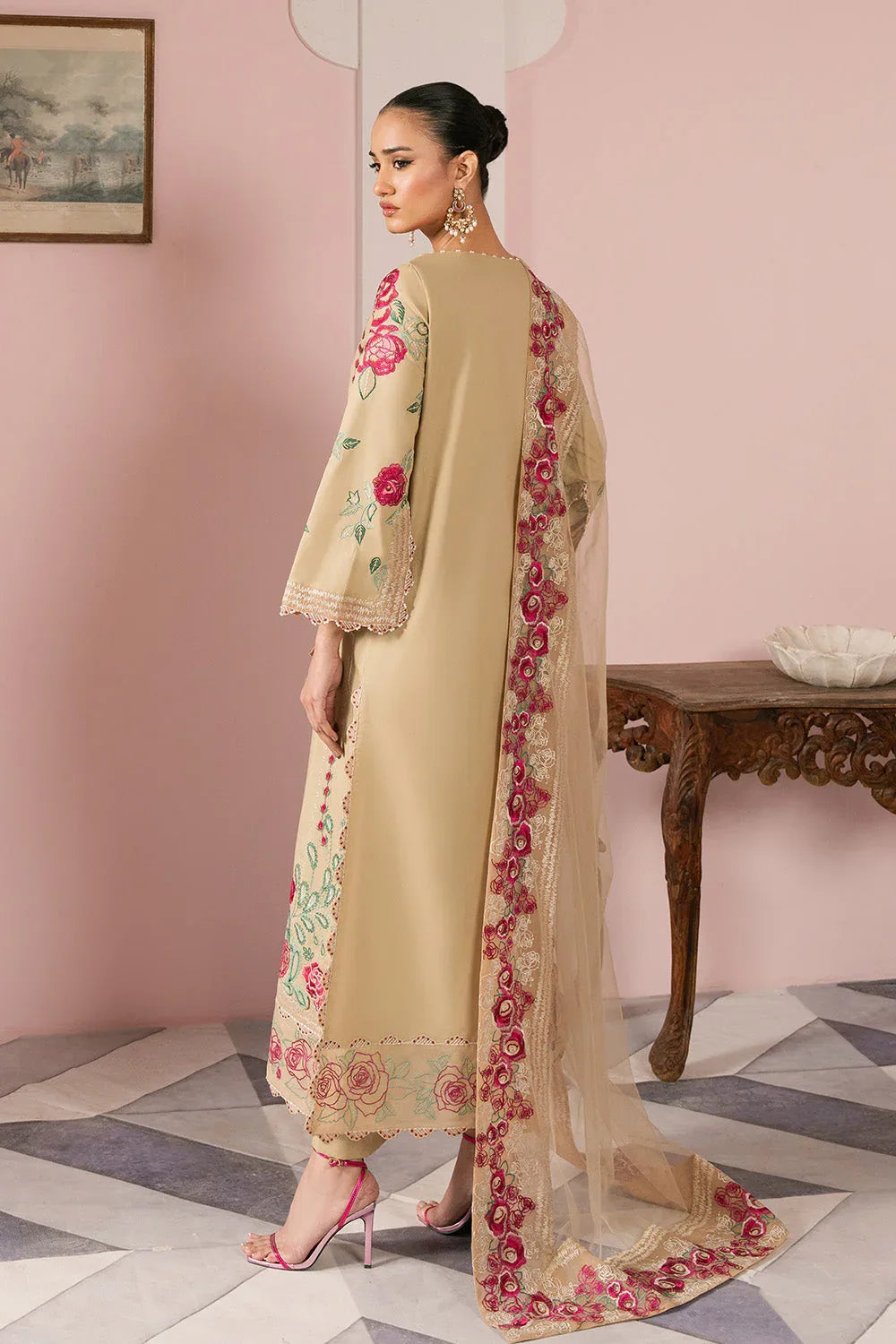 Maryum N Maria | Eid Luxury Lawn 25 | ANOOSHEH - MS50164 - Rang-e-Khaas