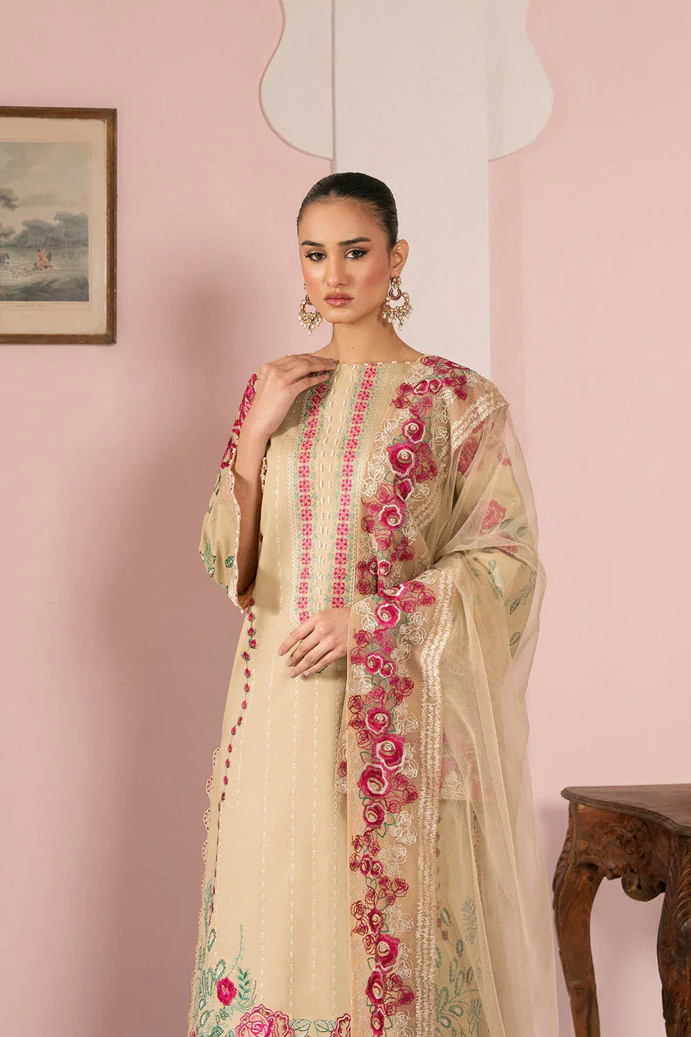 Maryum N Maria | Eid Luxury Lawn 25 | ANOOSHEH - MS50164 - Rang-e-Khaas