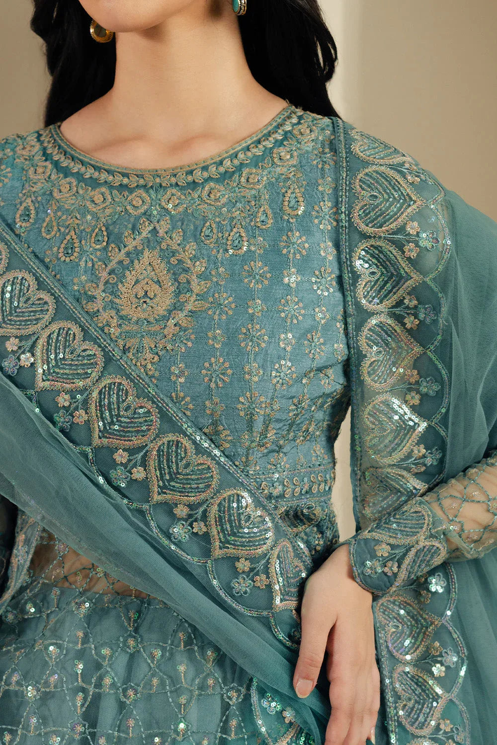 Maryum N Maria | Lyla Pret | KHAIA - MS50375 - Rang-e-Khaas