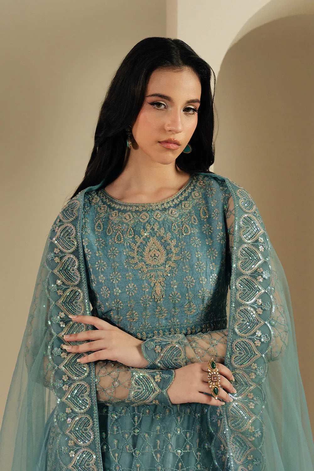 Maryum N Maria | Lyla Pret | KHAIA - MS50375 - Rang-e-Khaas