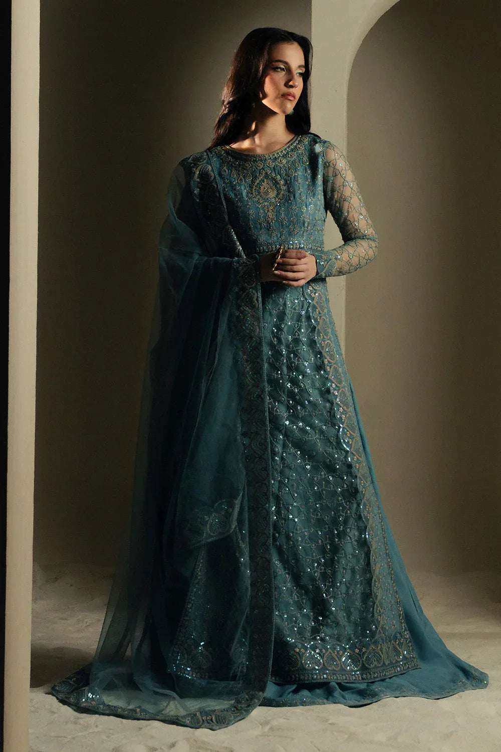 Maryum N Maria | Lyla Pret | KHAIA - MS50375 - Rang-e-Khaas
