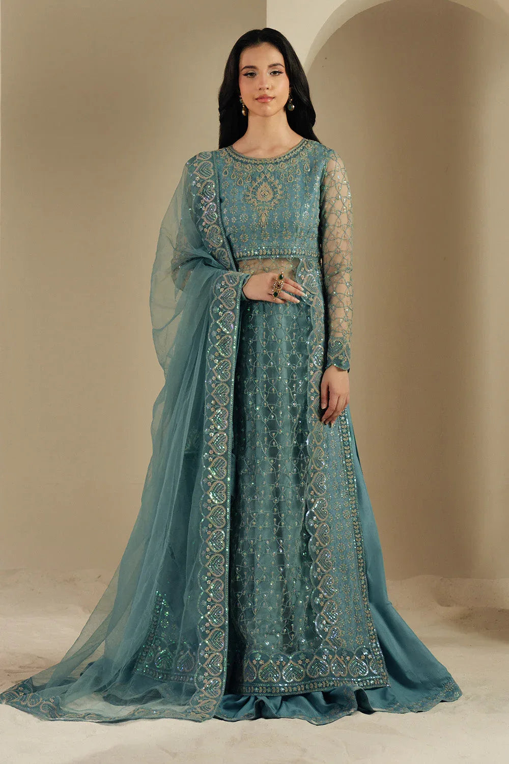 Maryum N Maria | Lyla Pret | KHAIA - MS50375 - Rang-e-Khaas