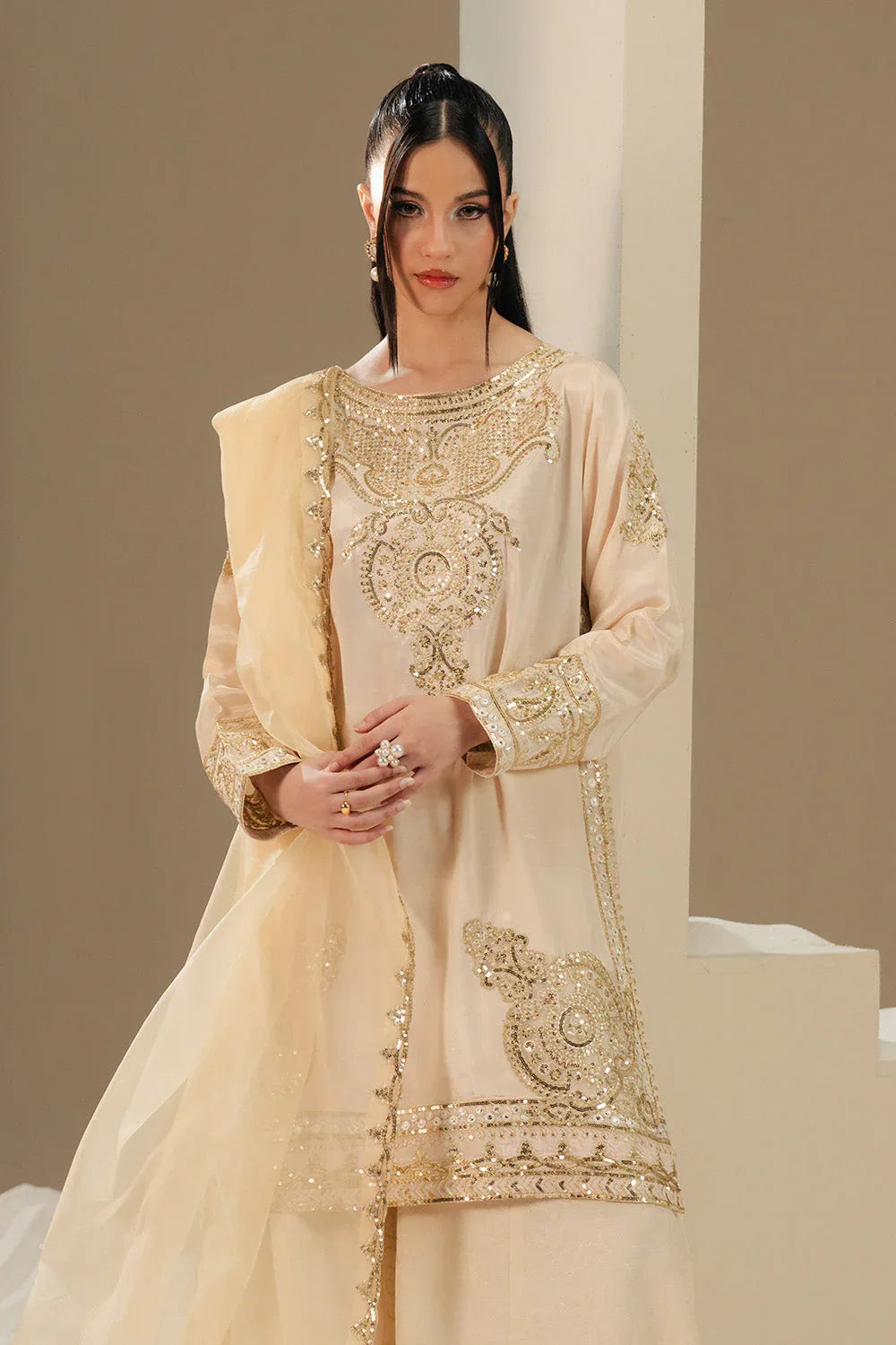 Maryum N Maria | Lyla Pret | LAGOM - MS50377 - Rang-e-Khaas