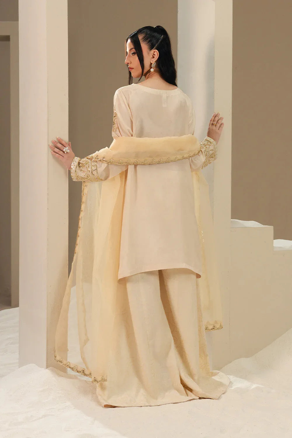 Maryum N Maria | Lyla Pret | LAGOM - MS50377 - Rang-e-Khaas