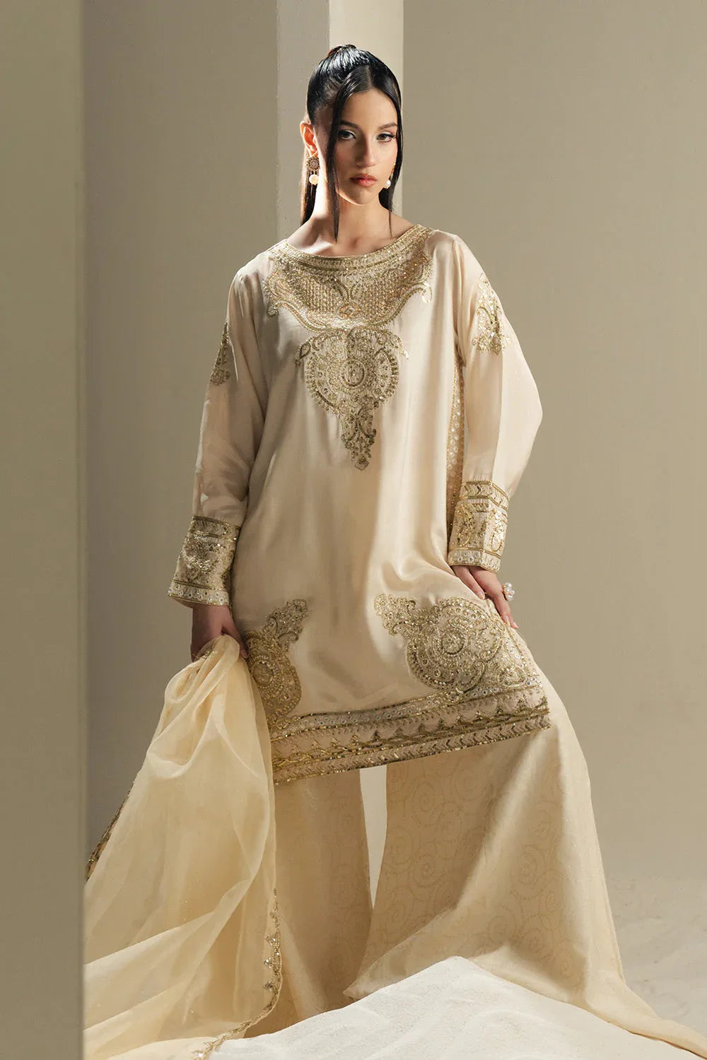 Maryum N Maria | Lyla Pret | LAGOM - MS50377 - Rang-e-Khaas