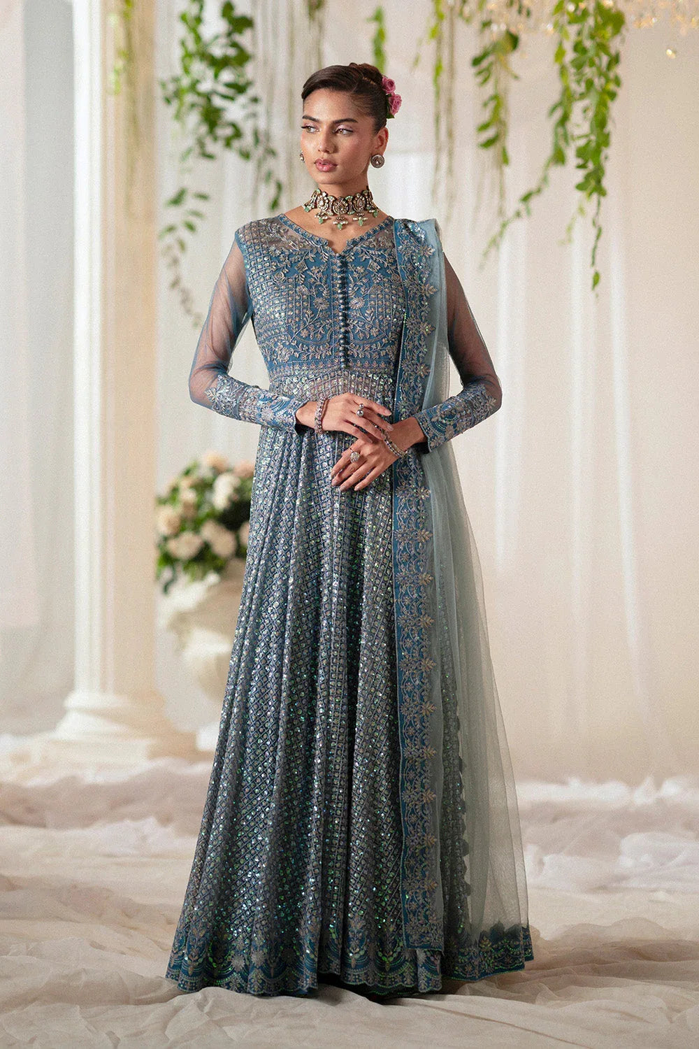 Maryum N Maria | Musawir Formals | HALAA - MS50390 - Rang-e-Khaas