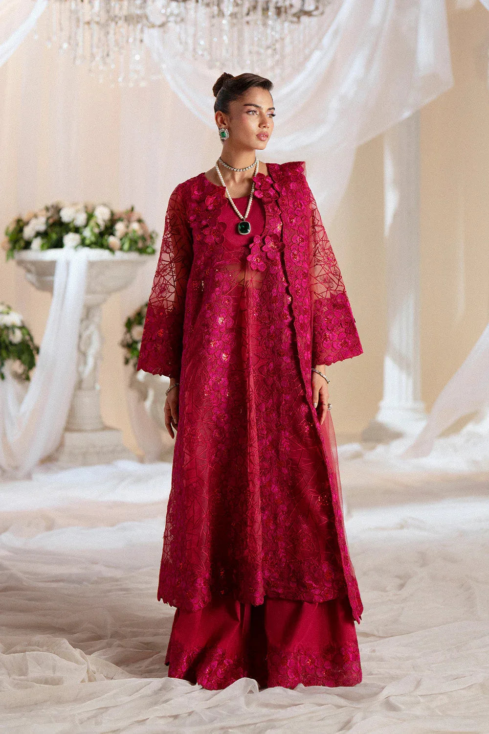 Maryum N Maria | Musawir Formals | NECHAMA - MS50395 - Rang-e-Khaas