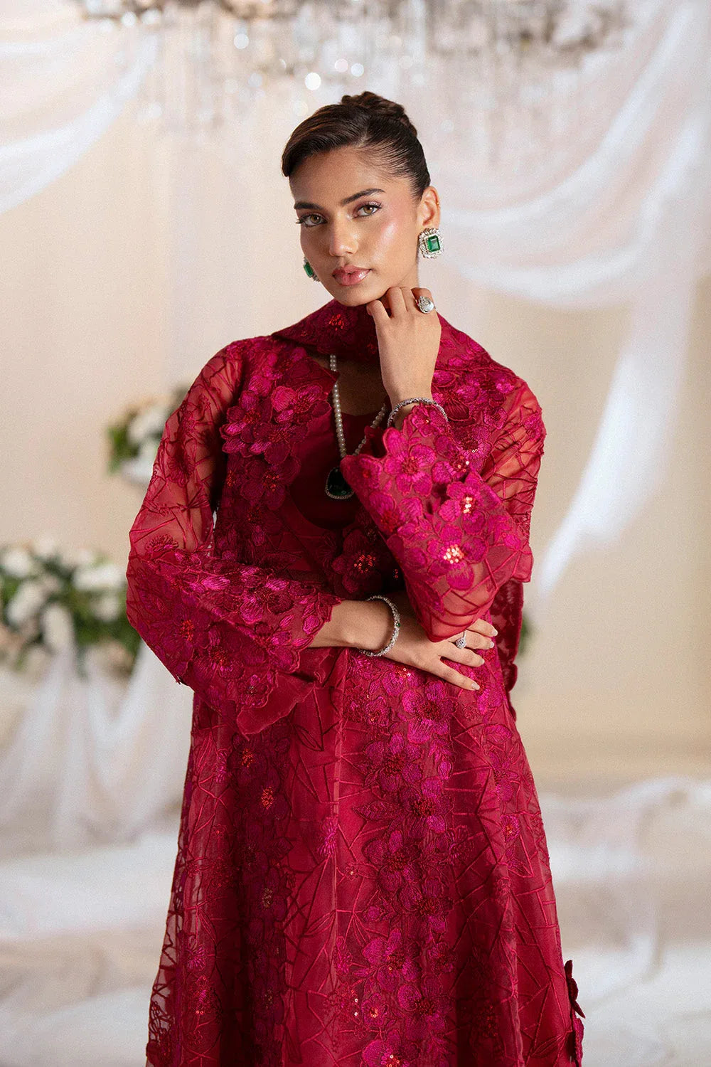 Maryum N Maria | Musawir Formals | NECHAMA - MS50395 - Rang-e-Khaas