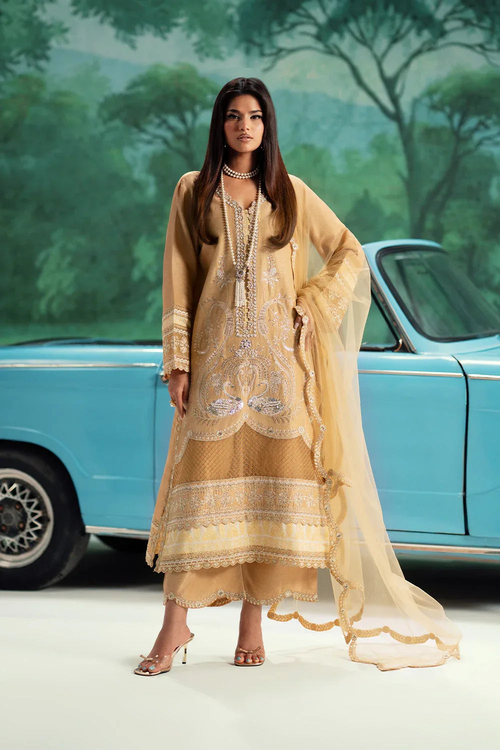 Maryum N Maria | Mushal Formals | BÉATRICE - MSU5543 - Rang-e-Khaas
