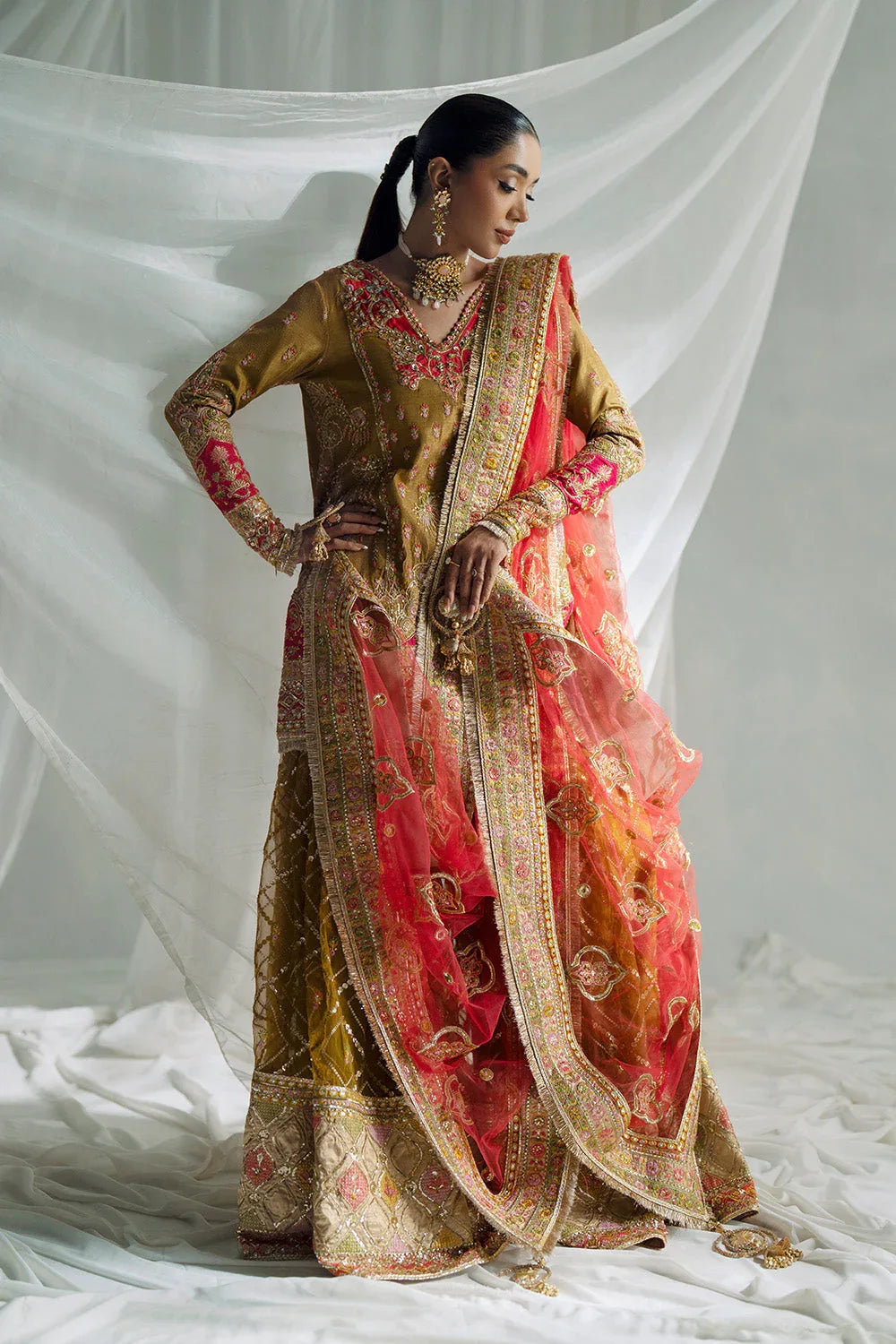 Maryum N Maria | Serene Wedding Dresses | AADHISHAKTI - MSS5848 - Rang-e-Khaas