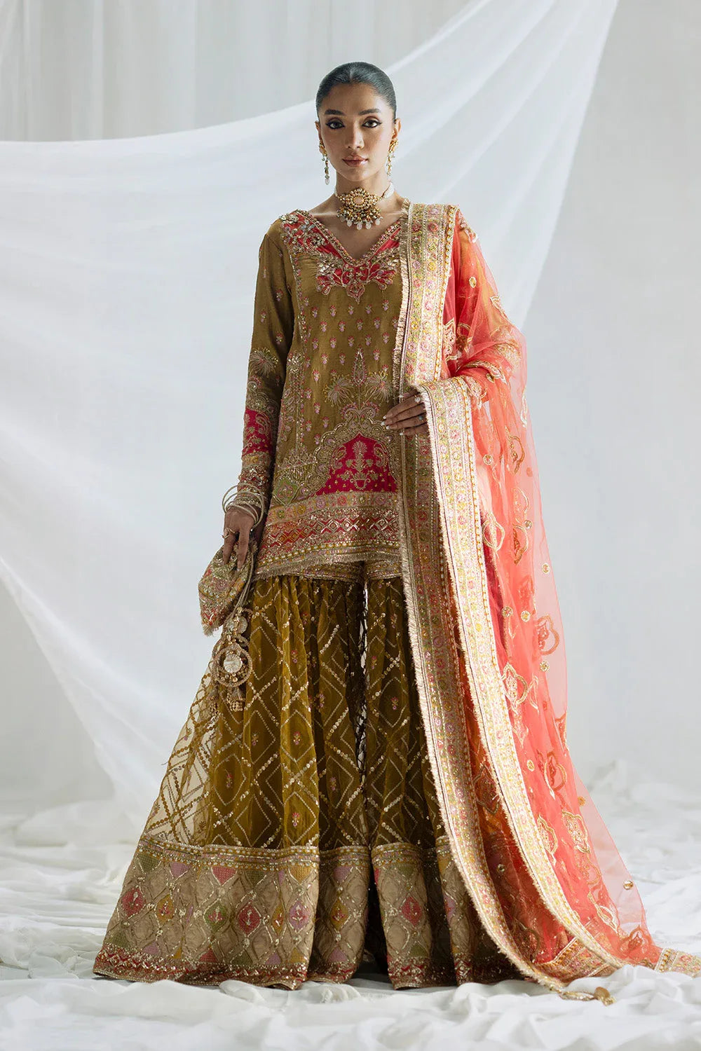 Maryum N Maria | Serene Wedding Dresses | AADHISHAKTI - MSS5848 - Rang-e-Khaas