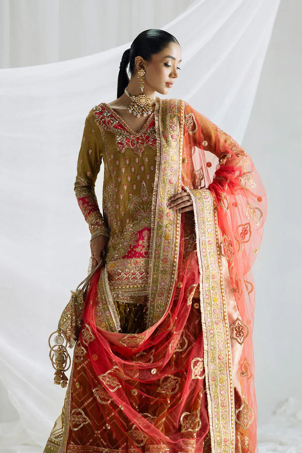Maryum N Maria | Serene Wedding Dresses | AADHISHAKTI - MSS5848 - Rang-e-Khaas