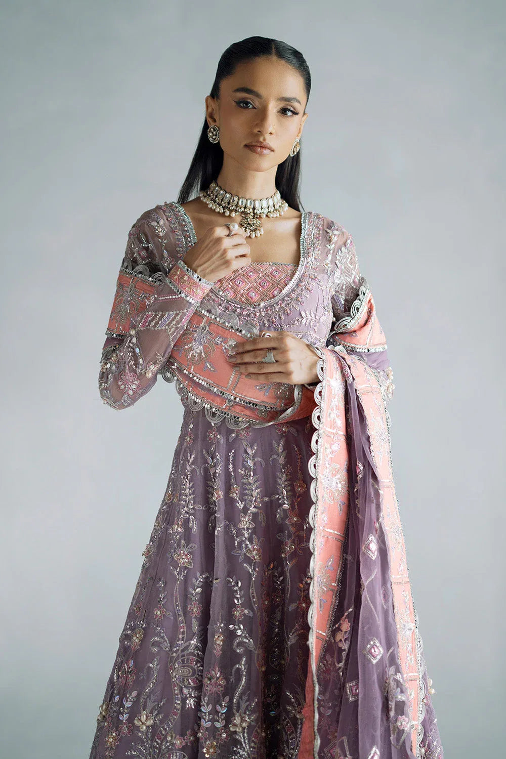 Maryum N Maria | Serene Wedding Dresses | AADUMAYIL - MSS5849 - Rang-e-Khaas