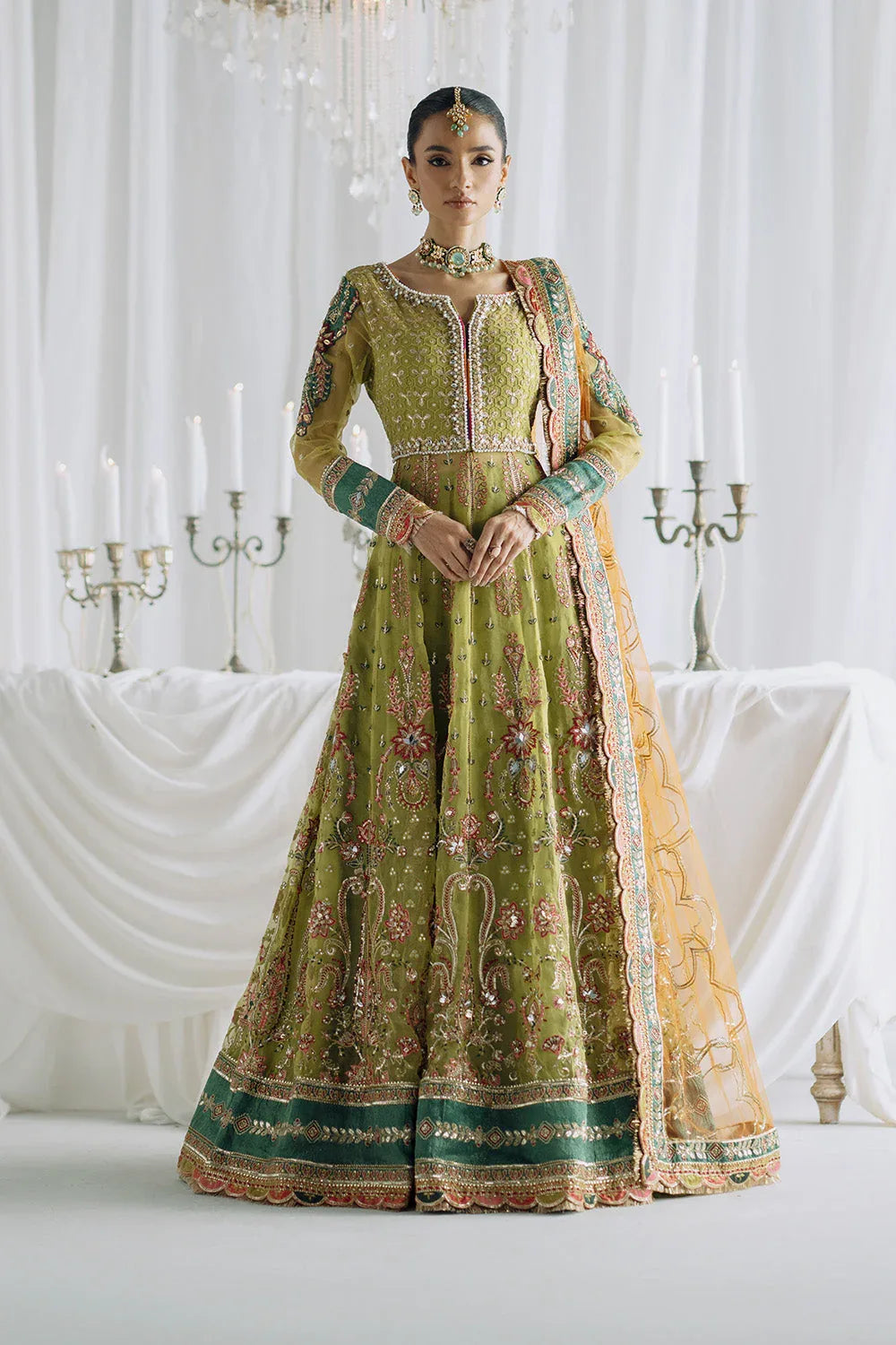 Maryum N Maria | Serene Wedding Dresses | AARANAM - MSS5852 - Rang-e-Khaas