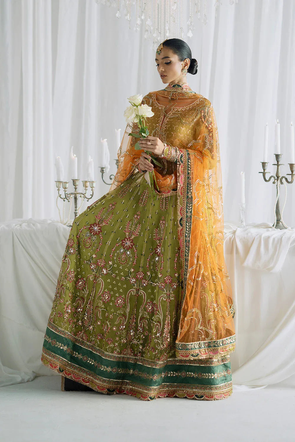 Maryum N Maria | Serene Wedding Dresses | AARANAM - MSS5852 - Rang-e-Khaas
