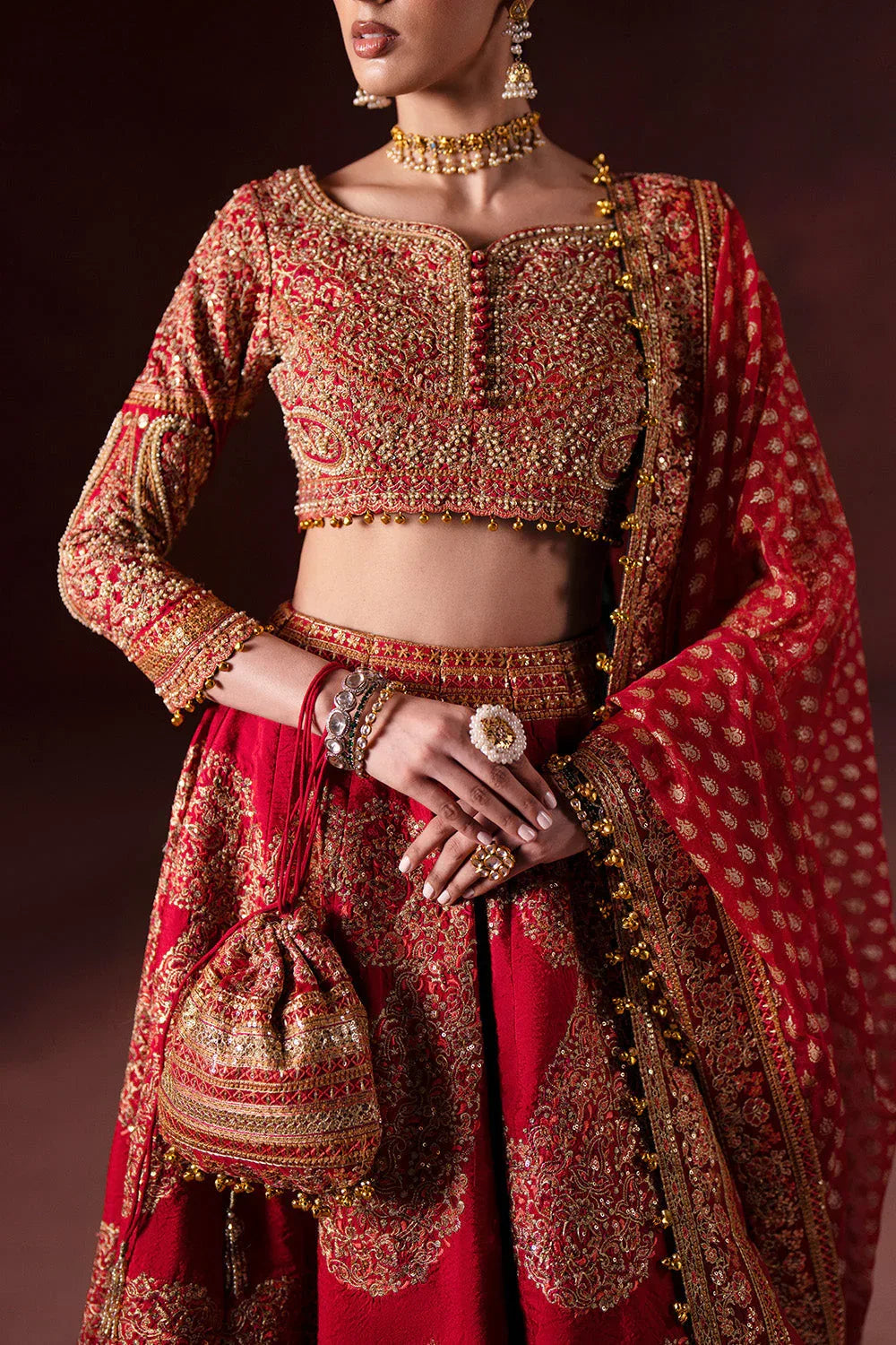 Maryum N Maria | Luxury Silk | BARAAT DAY - MSS5896 - Rang-e-Khaas