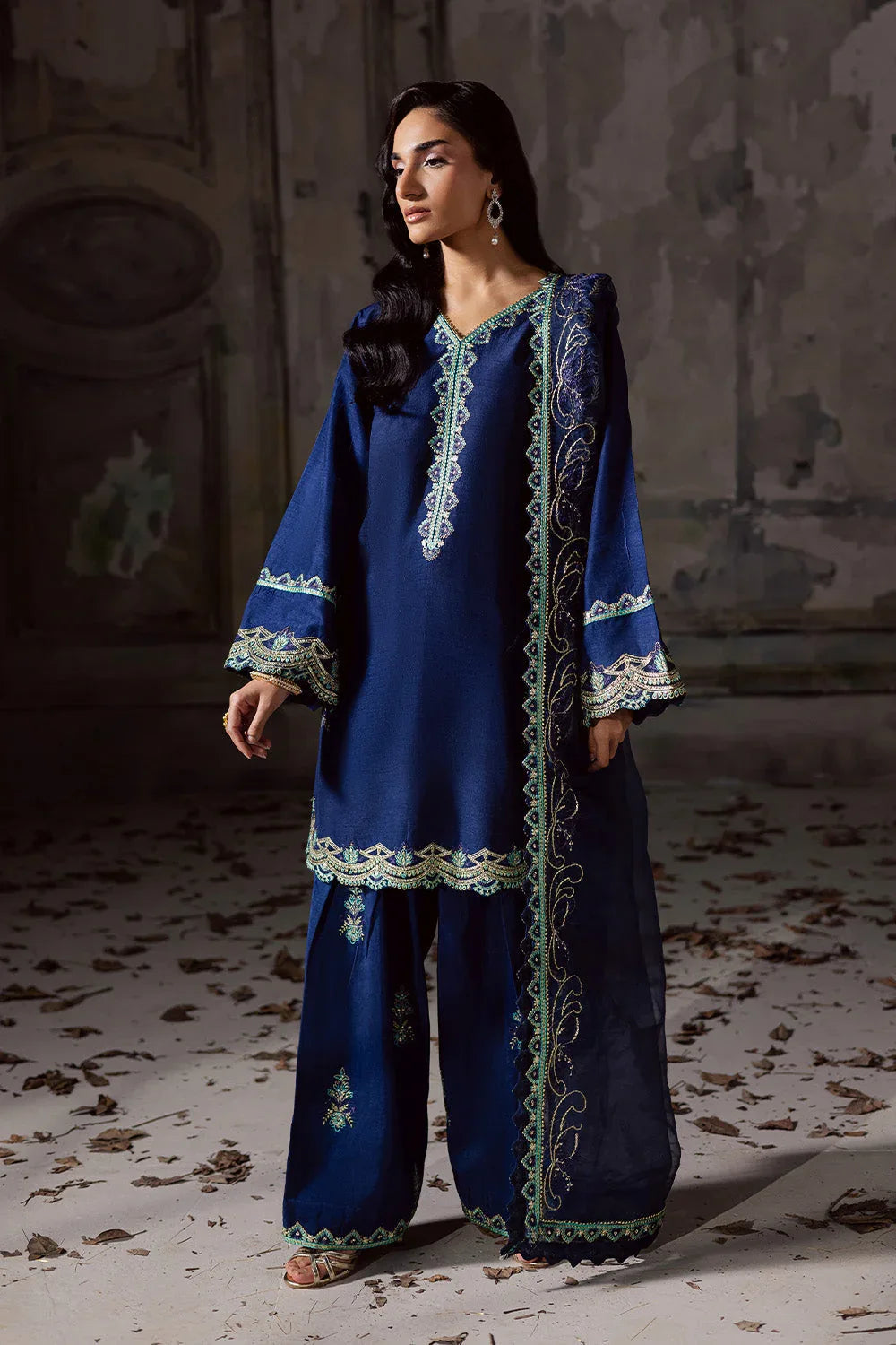 Maryum N Maria | Zarq Festive | LAGOOM - MSS5834 - Rang-e-Khaas