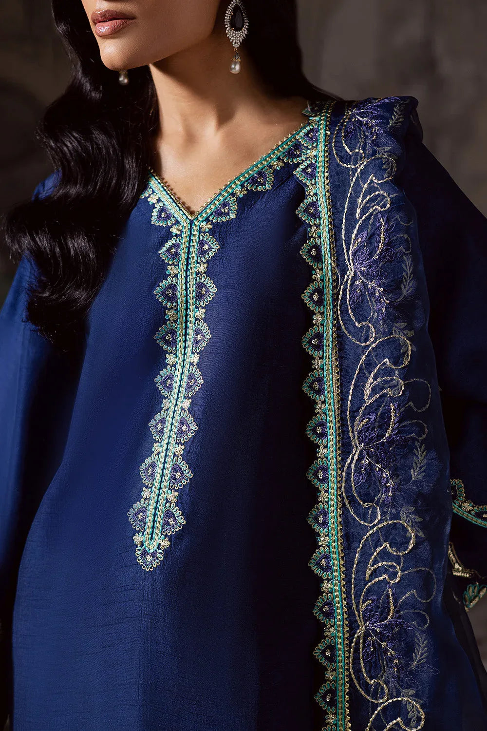 Maryum N Maria | Zarq Festive | LAGOOM - MSS5834 - Rang-e-Khaas