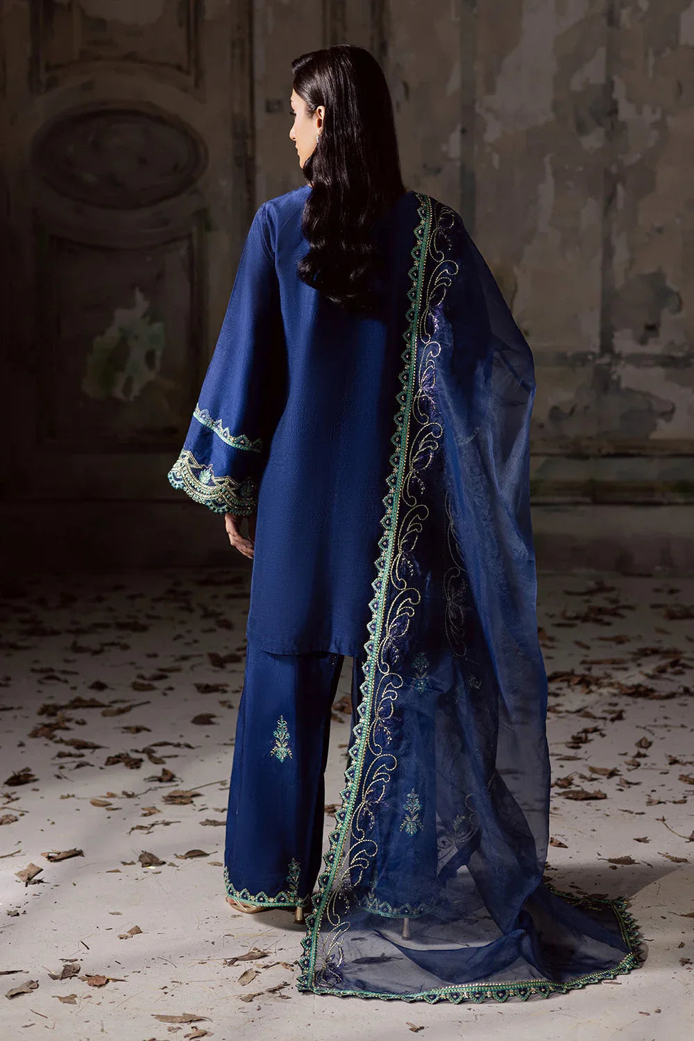 Maryum N Maria | Zarq Festive | LAGOOM - MSS5834 - Rang-e-Khaas