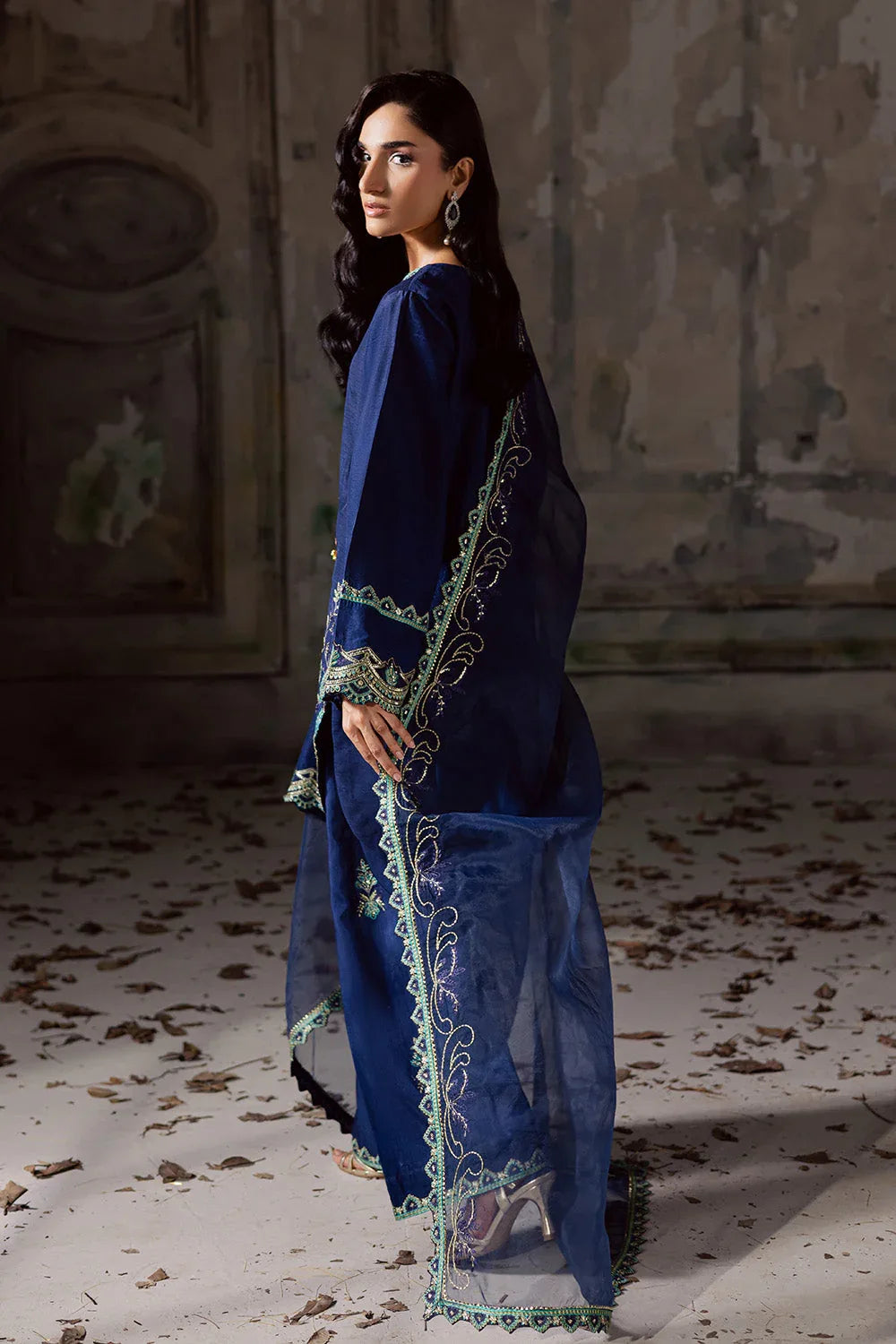 Maryum N Maria | Zarq Festive | LAGOOM - MSS5834 - Rang-e-Khaas