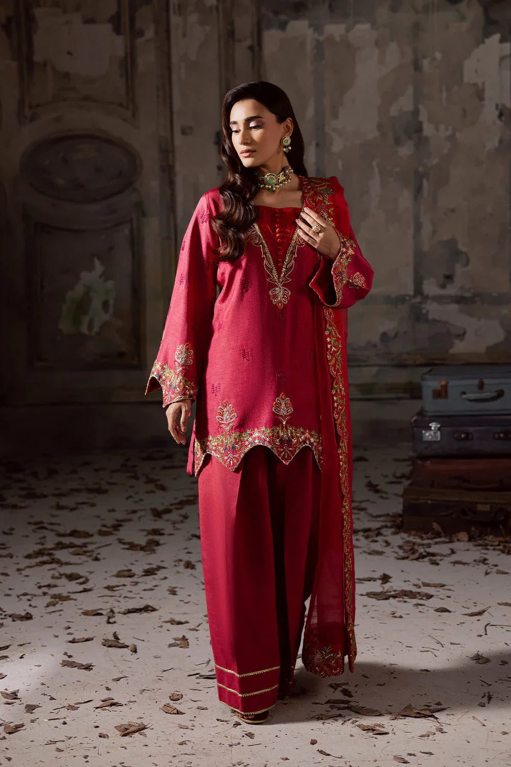 Maryum N Maria | Zarq Festive | ALEEN - MSS5836 - Rang-e-Khaas