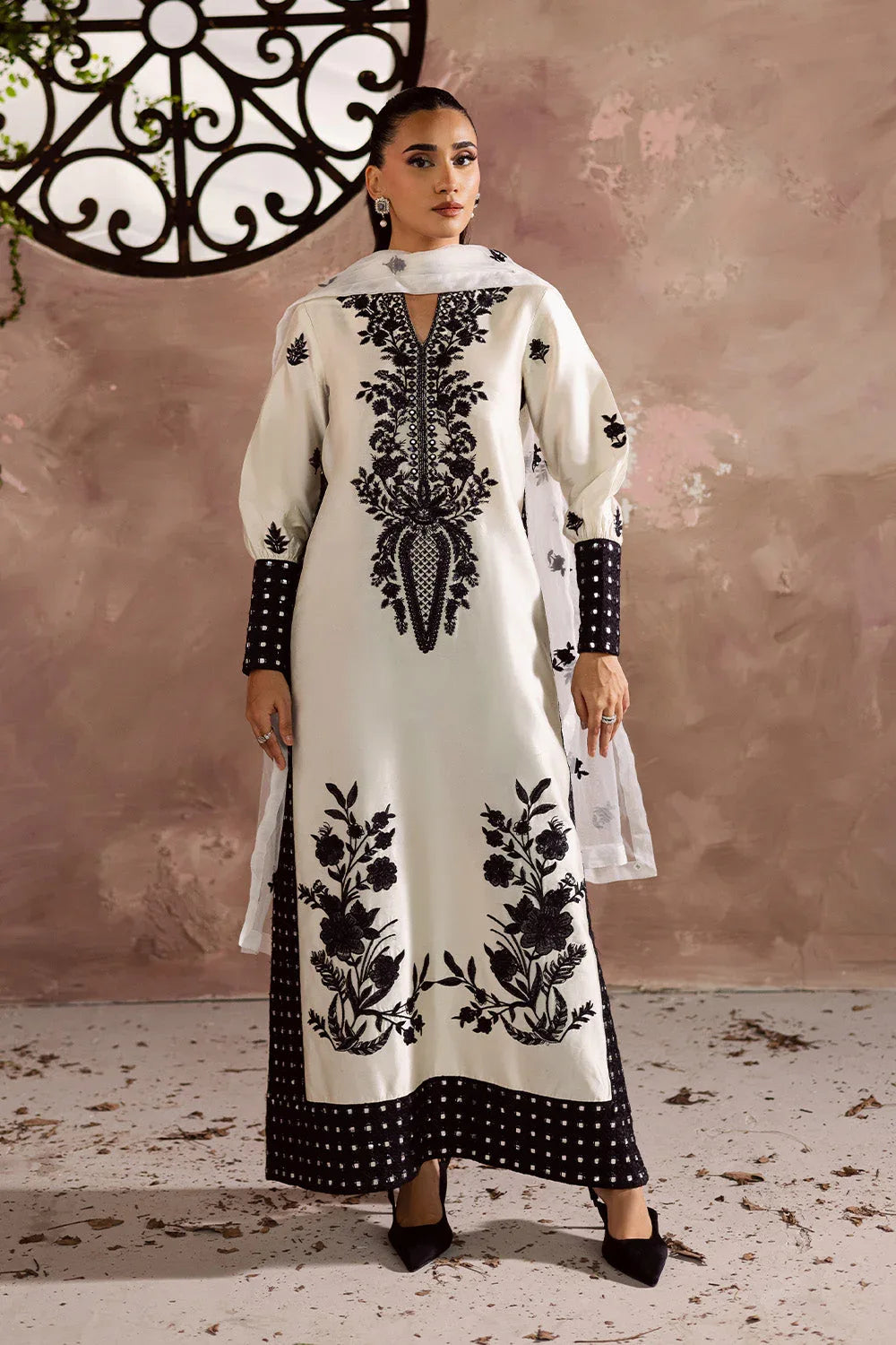 Maryum N Maria | Zarq Festive | SÉPHORAA - MSS5838 - Rang-e-Khaas