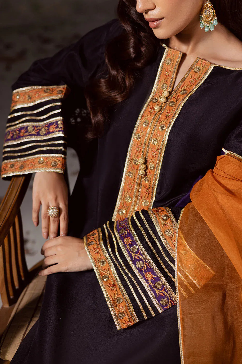 Maryum N Maria | Zarq Festive | OPHERAA - MSS5841 - Rang-e-Khaas