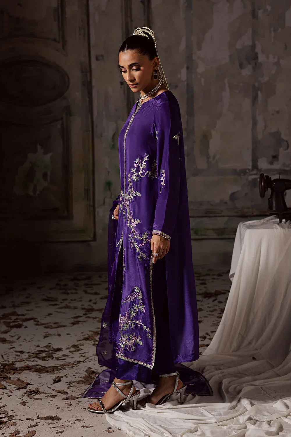 Maryum N Maria | Zarq Festive | AURAA - MSS5842 - Rang-e-Khaas