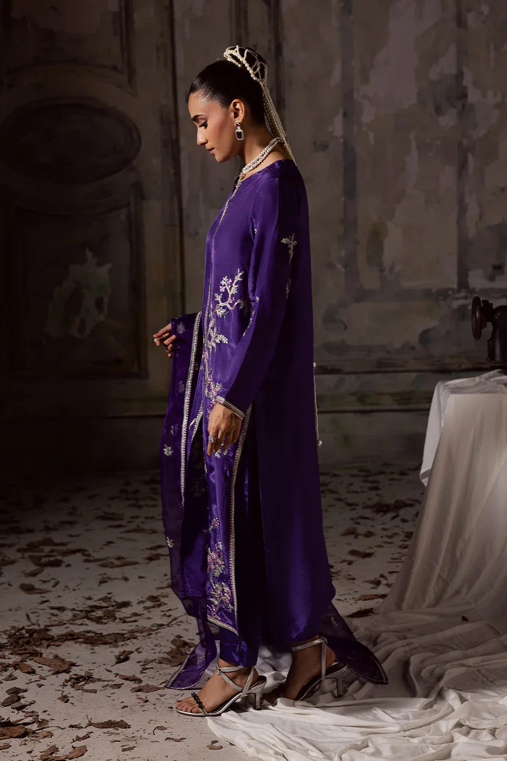 Maryum N Maria | Zarq Festive | AURAA - MSS5842 - Rang-e-Khaas