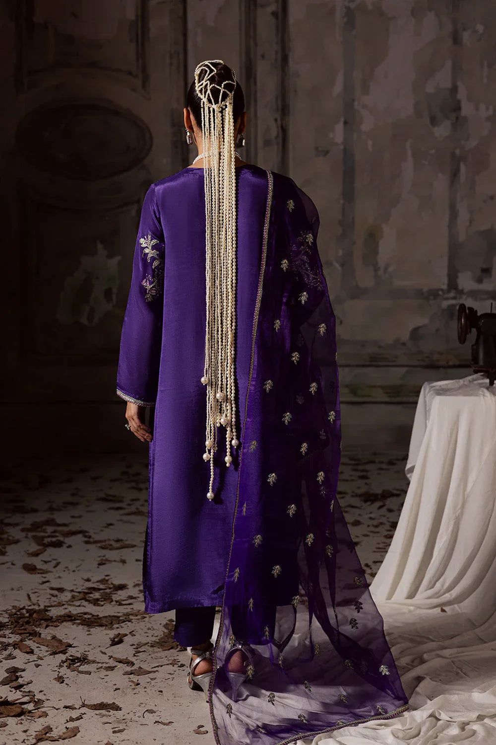 Maryum N Maria | Zarq Festive | AURAA - MSS5842 - Rang-e-Khaas