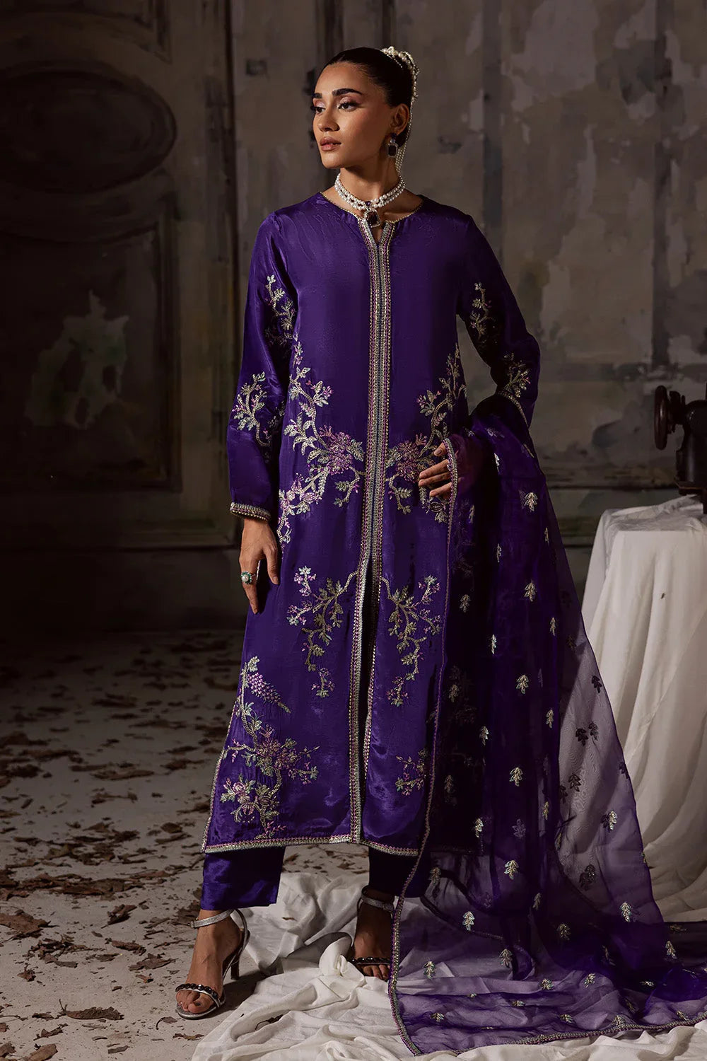 Maryum N Maria | Zarq Festive | AURAA - MSS5842 - Rang-e-Khaas