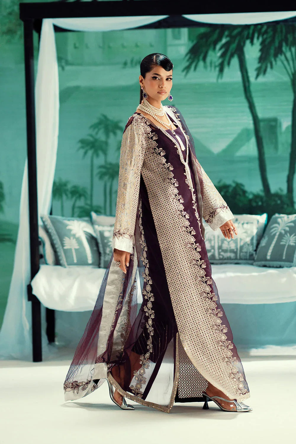 Maryum N Maria | Mushal Formals | ALIIZÉE - MSU5541 - Rang-e-Khaas