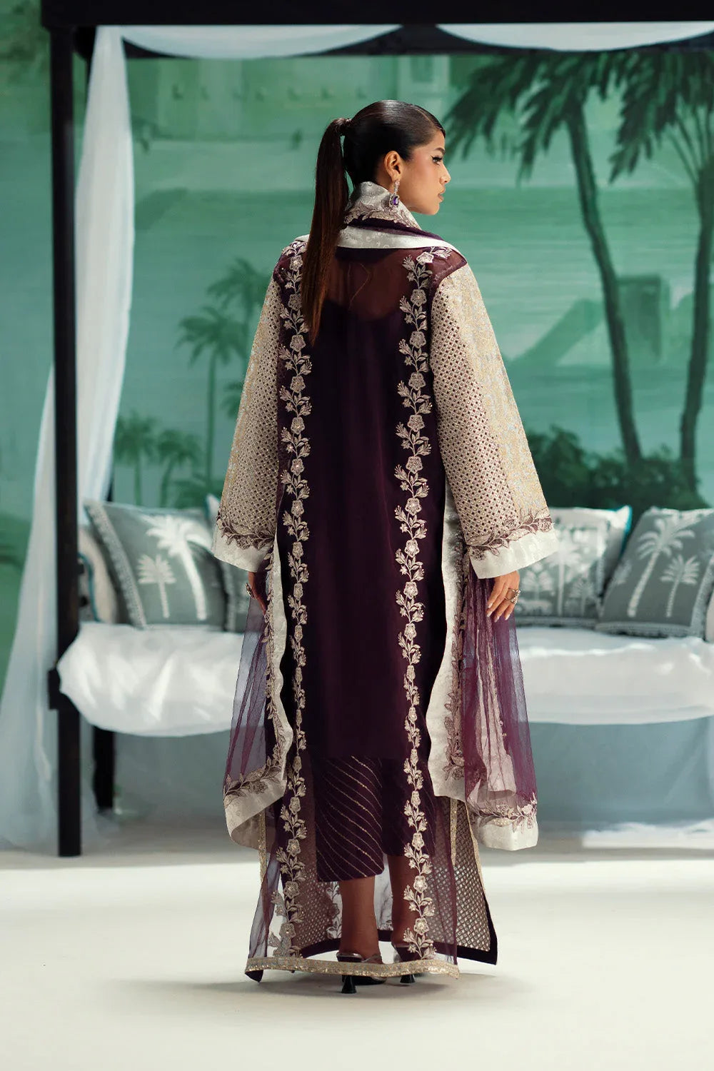 Maryum N Maria | Mushal Formals | ALIIZÉE - MSU5541 - Rang-e-Khaas