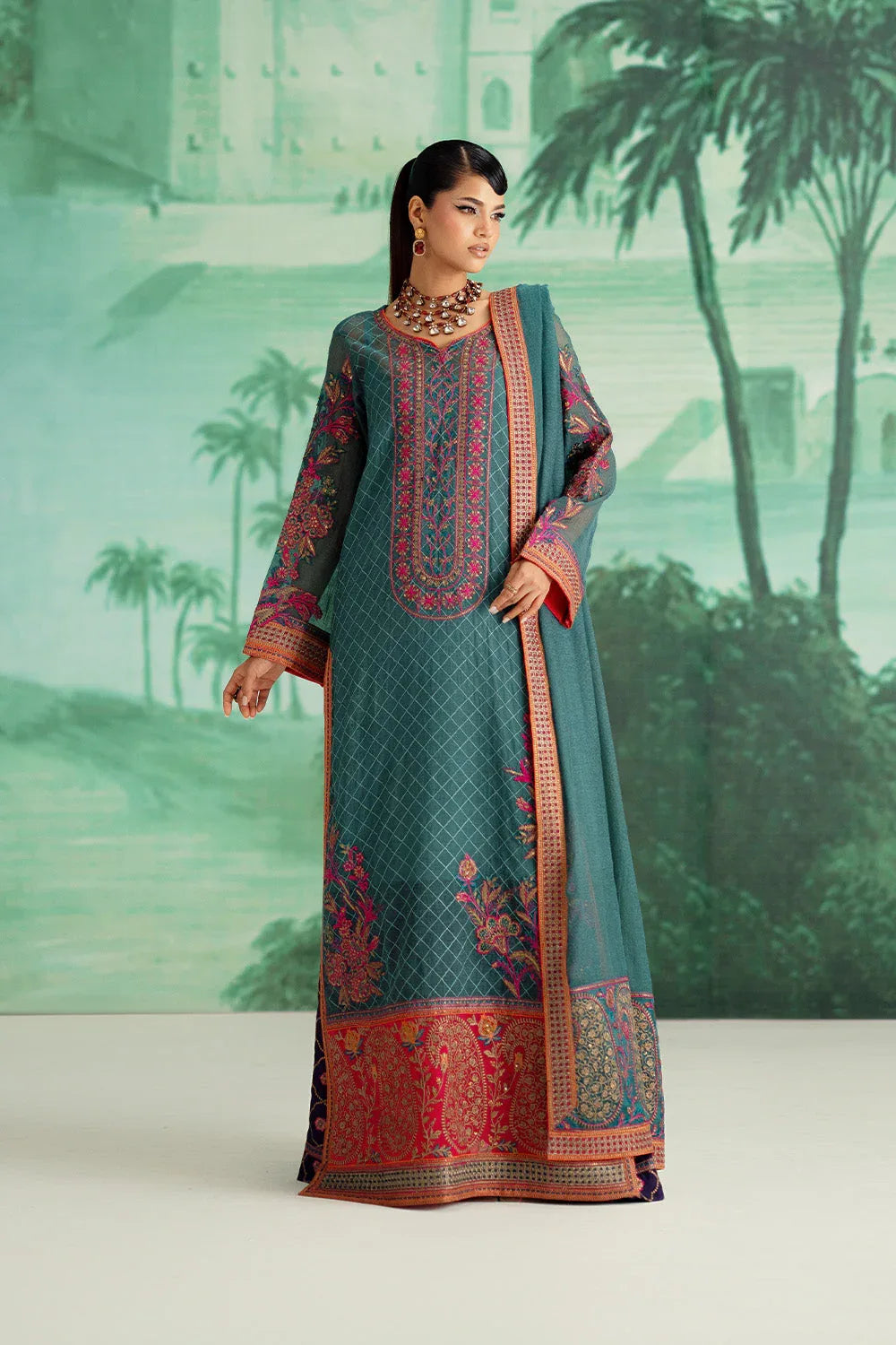 Maryum N Maria | Mushal Formals | AMÉELIE - MSU5542 - Rang-e-Khaas