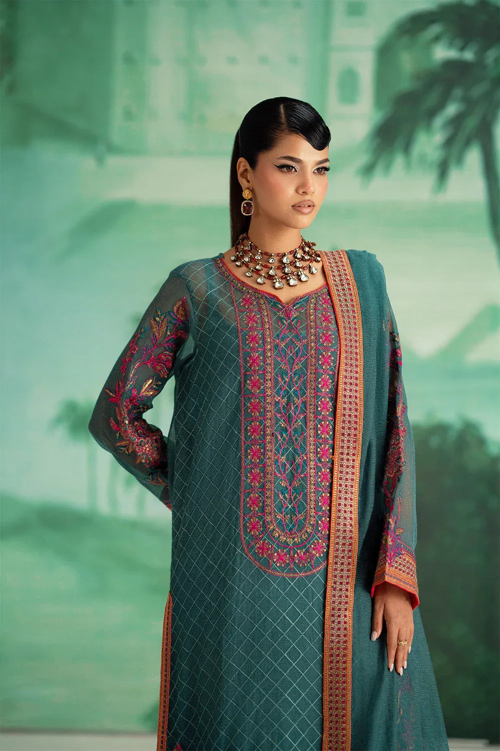 Maryum N Maria | Mushal Formals | AMÉELIE - MSU5542 - Rang-e-Khaas
