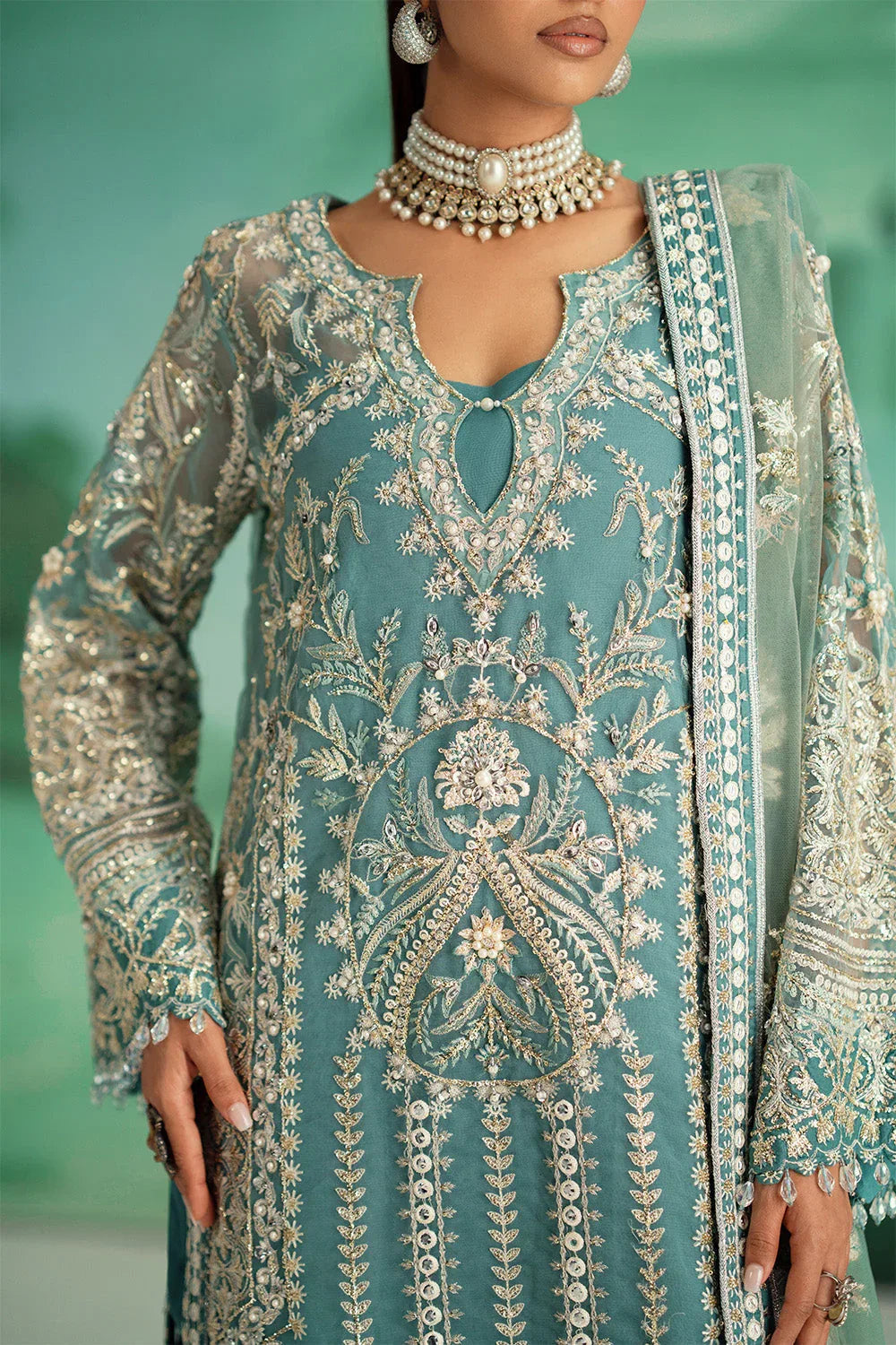 Maryum N Maria | Mushal Formals | GENEVIÈVE - MSU5545 - Rang-e-Khaas