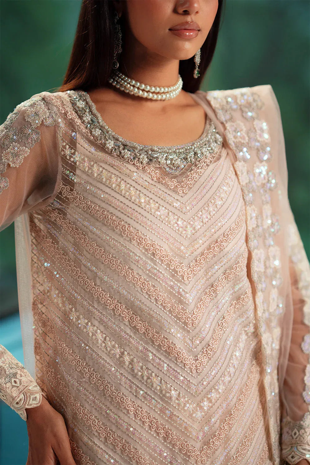Maryum N Maria | Mushal Formals | CHARLÈNE - MSU5551 - Rang-e-Khaas