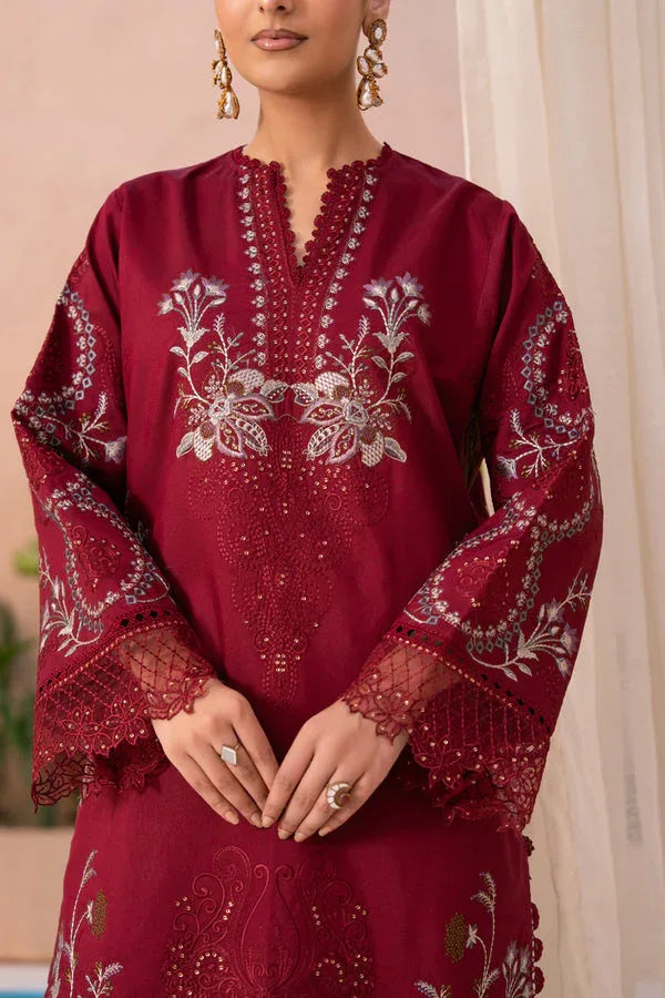 Marjjan | Amani Luxe | MSV-01 B (MAROON) - Rang-e-Khaas