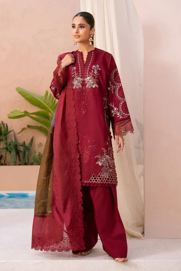 Marjjan | Amani Luxe | MSV-01 B (MAROON) - Rang-e-Khaas