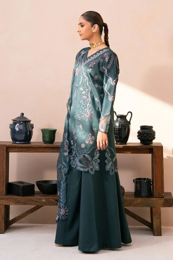 Marjjan | Amani Luxe | MSV-06 A (TEAL) - Rang-e-Khaas
