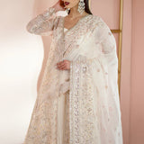 Ayzel Luminara Embroidered Organza 3Pc Suit AWF-08 SORA