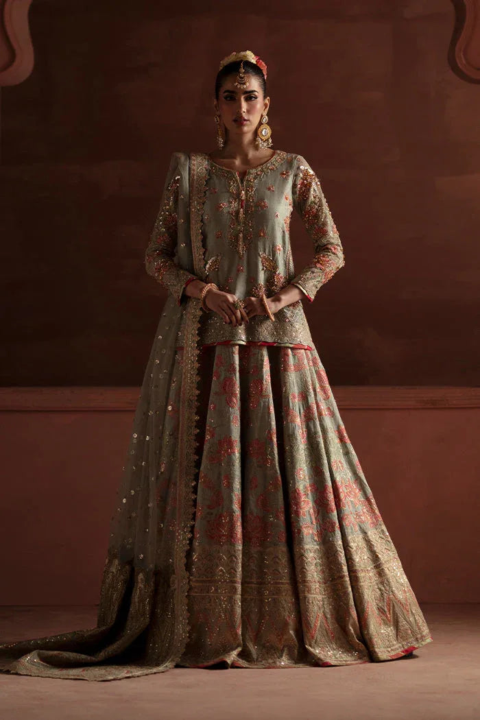 Maryum N Maria | Luxury Silk | RECEPTION FLOWERS - MSS5900 - Rang-e-Khaas