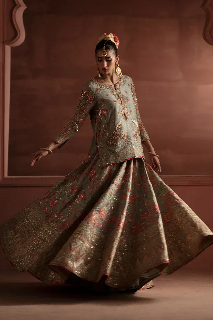 Maryum N Maria | Luxury Silk | RECEPTION FLOWERS - MSS5900 - Rang-e-Khaas