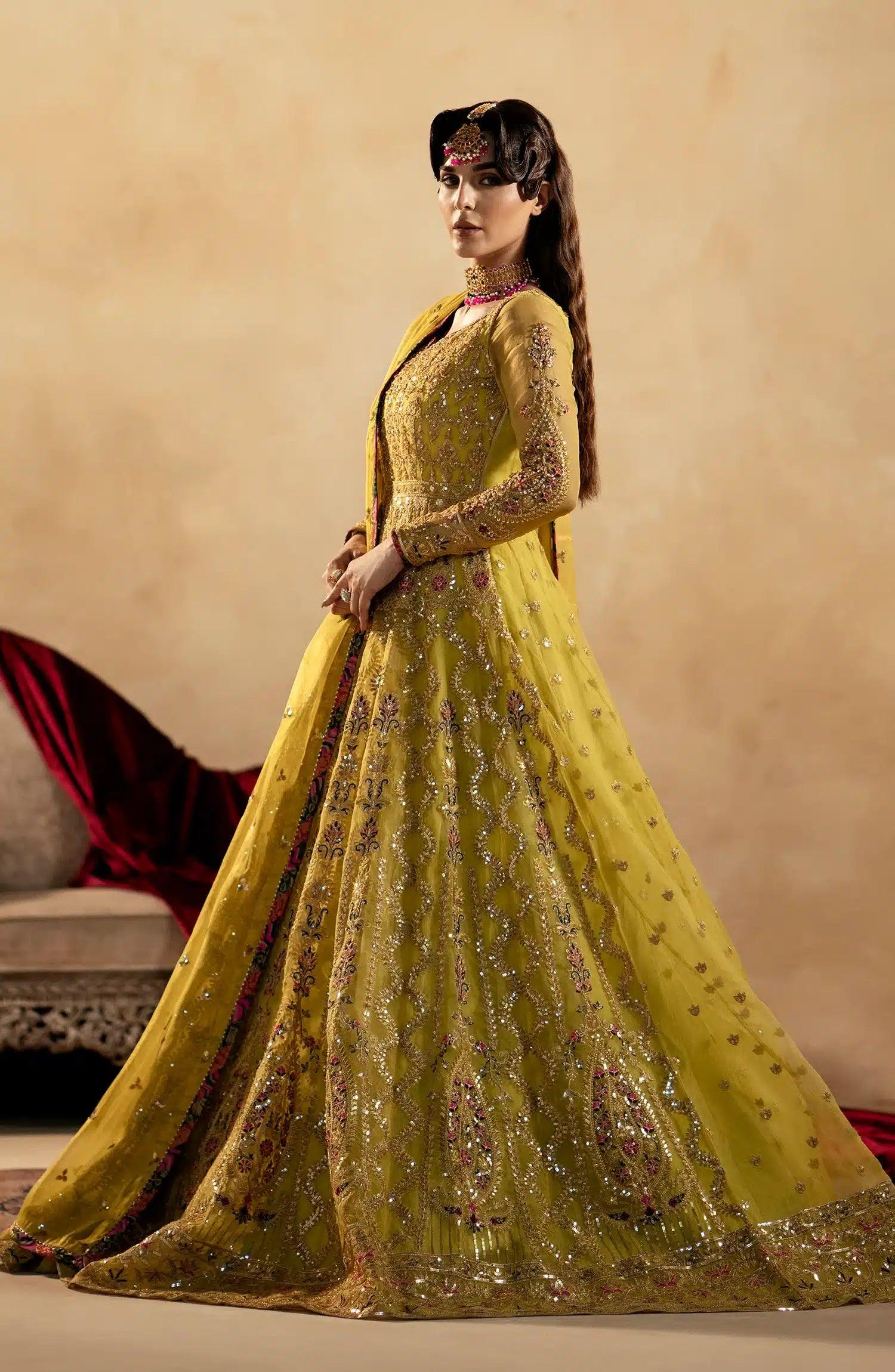 Maryum N Maria | Zamani Beghum Formals 23 | Peridot-(MW23-511) - Rang-e-Khaas