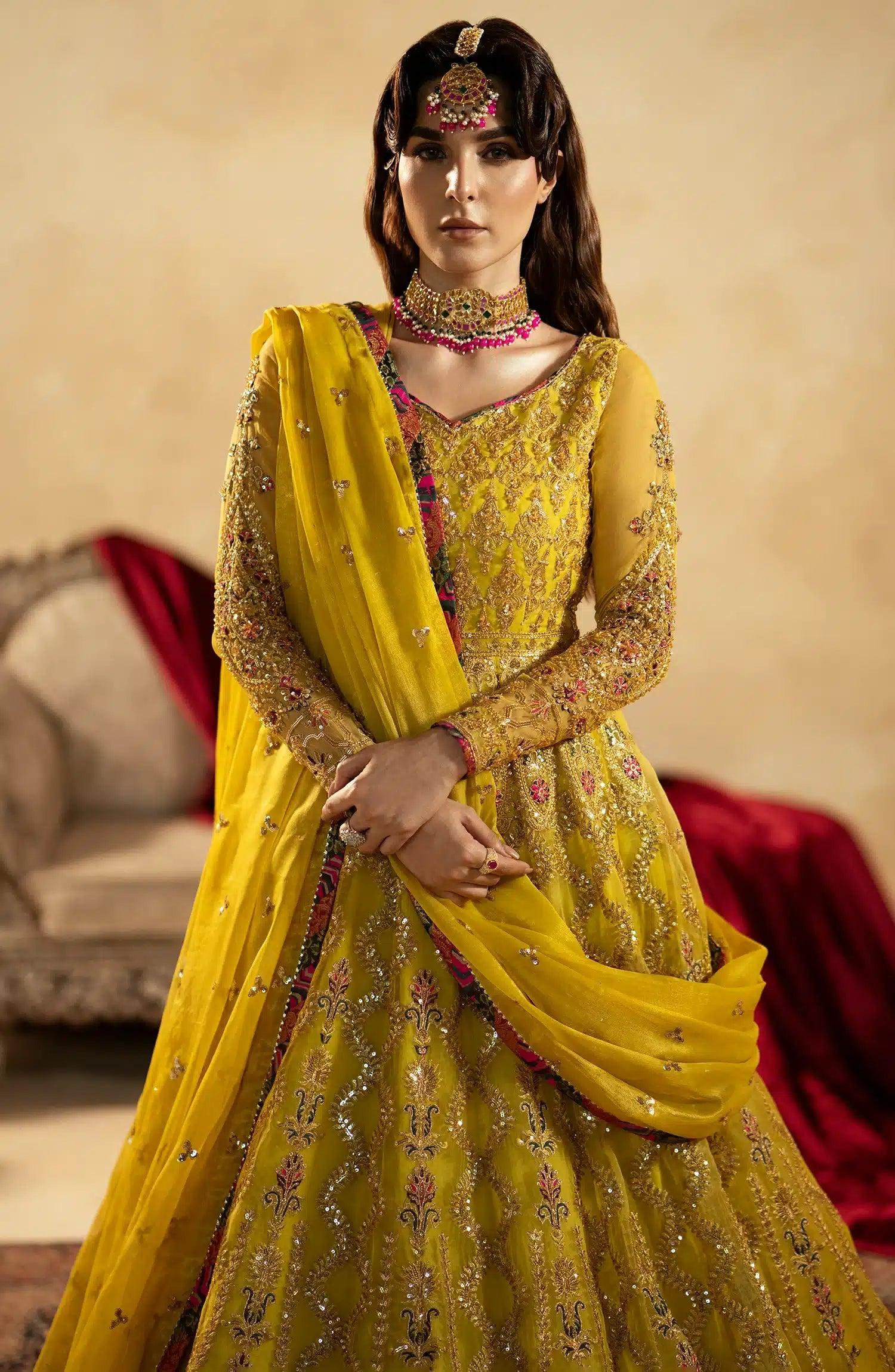 Maryum N Maria | Zamani Beghum Formals 23 | Peridot-(MW23-511) - Rang-e-Khaas