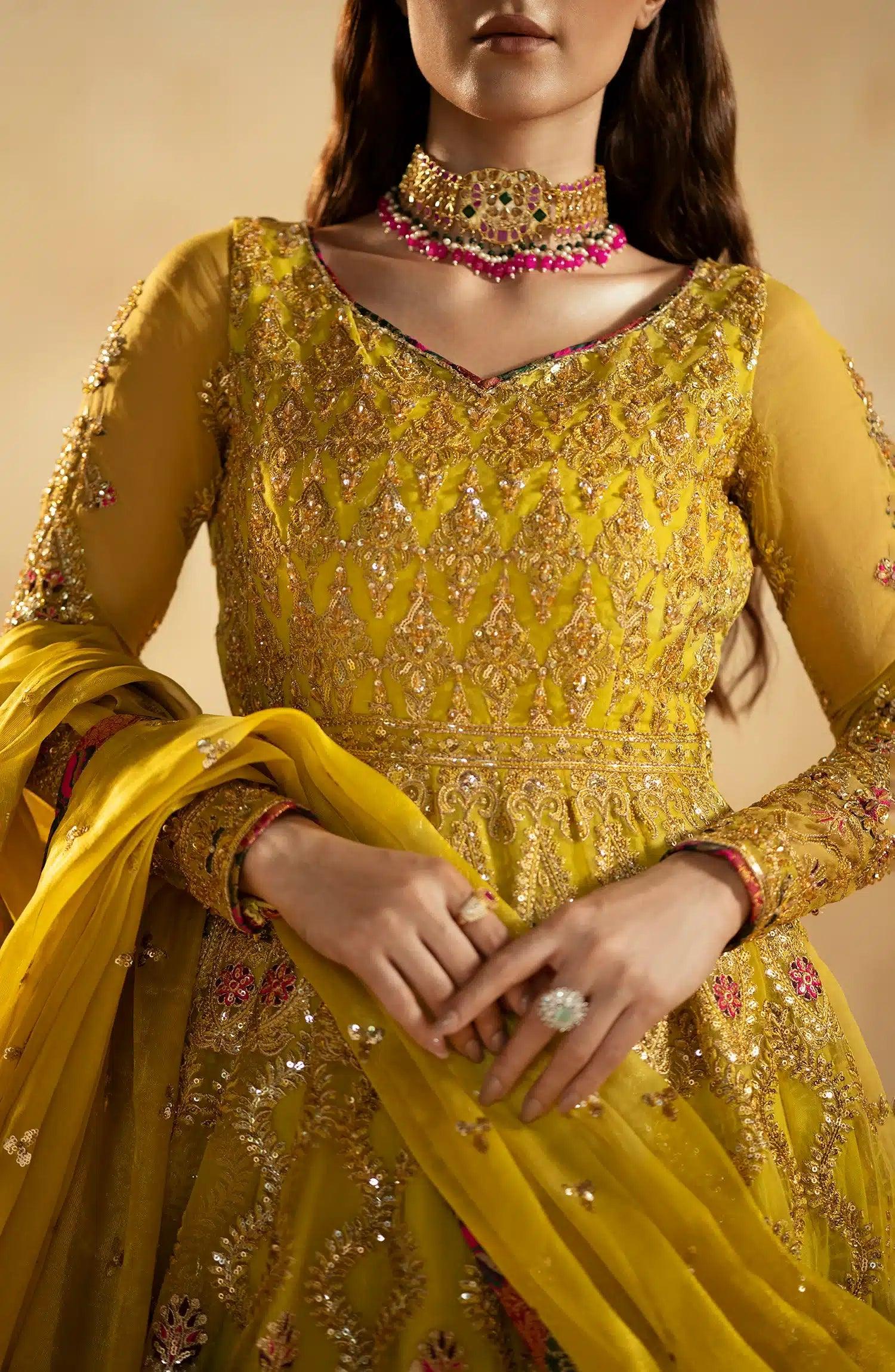 Maryum N Maria | Zamani Beghum Formals 23 | Peridot-(MW23-511) - Rang-e-Khaas